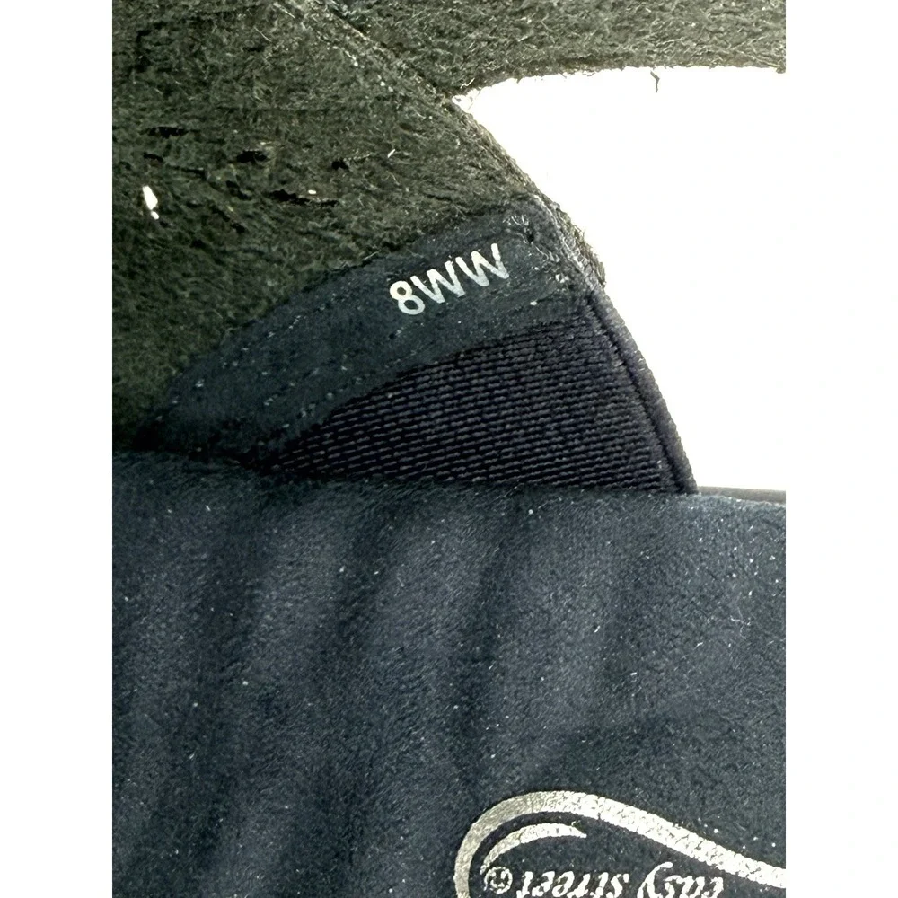 Easy Street Comfort Wave Platform Sandals Primrose Womens Navy 8WW Casual